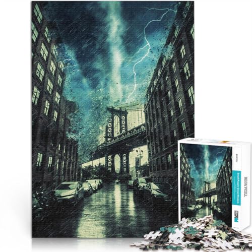 Puzzle für Teenager 1000 Teile Lernspiele DIY Spielzeug Horror New York Reise Wanddekoration Einzigartige Geburtstags- und Weihnachtsgeschenke38x26cm Puzzle für Teenager 1000 Teile Lernspiele DIY Spielzeug Horror New York Reise Wanddekoration Einzigartige Geburtstags- und Weihnachtsgeschenke38x26cm von AITEXI