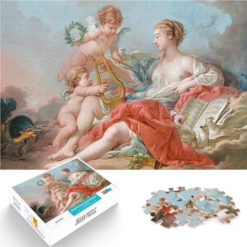 Puzzle für Teenager 1000 Teile Spiele Spielzeug Geschenk Allegorie der Musik 1764 Künstlersammlung, Bildende Kunst70x100cm Puzzle für Teenager 1000 Teile Spiele Spielzeug Geschenk Allegorie der Musik 1764 Künstlersammlung, Bildende Kunst70x100cm von AITEXI