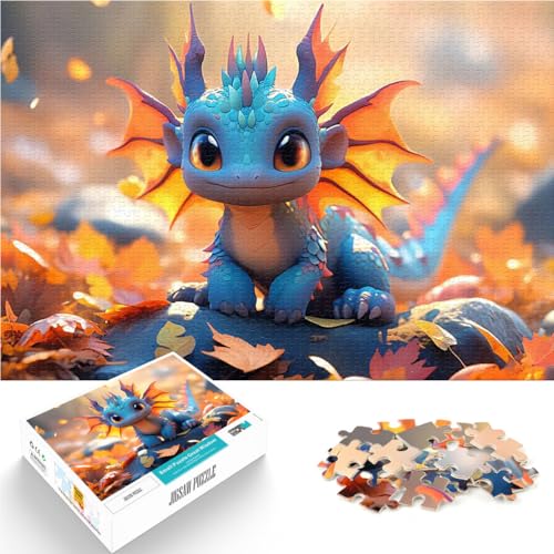 Puzzle für Teenager 1000 Teile Spielzeug-Intellektuelles Spiel Babydrache im Herbst Lernspiel für Geburtstag, Weihnachten52x38cm Puzzle für Teenager 1000 Teile Spielzeug-Intellektuelles Spiel Babydrache im Herbst Lernspiel für Geburtstag, Weihnachten52x38cm von AITEXI
