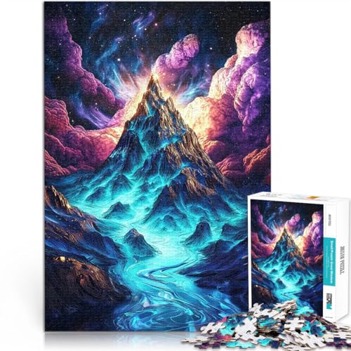 Puzzle für Teenager 1000 Teile für Lernspiel-Herausforderungsspielzeug Kosmischer Berggipfel Lernspiel für Geburtstag, Weihnachten75x50cm Puzzle für Teenager 1000 Teile für Lernspiel-Herausforderungsspielzeug Kosmischer Berggipfel Lernspiel für Geburtstag, Weihnachten75x50cm von AITEXI
