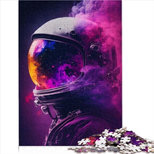 Puzzlespiele „Astronaut im Weltraum“, 300 Teile, für Erwachsene, Holzpuzzles, Teenager und Kinder, einzigartige Geburtstags, 300 Teile (40 x 28 cm) von AITEXI