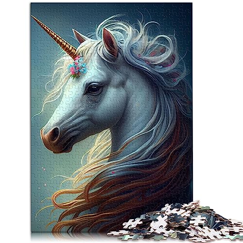 Schöne Einhorn-Puzzles, 1000 Teile, für Teenager, Geschenke, Präzise, ineinandergreifende Puzzles aus Premium-Karton, Geschenke, 26 x 38 cm Schöne Einhorn-Puzzles, 1000 Teile, für Teenager, Geschenke, Präzise, ineinandergreifende Puzzles aus Premium-Karton, Geschenke, 26 x 38 cm von AITEXI