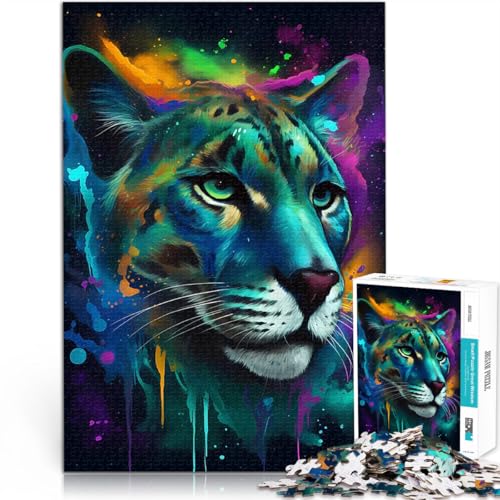 Teenager 1000 Teile Puzzle Dekomprimierendes intellektuelles Lernspielzeug Puma Berglöwe Geburtstagsgeschenk, Geschenke52x38cm Teenager 1000 Teile Puzzle Dekomprimierendes intellektuelles Lernspielzeug Puma Berglöwe Geburtstagsgeschenk, Geschenke52x38cm von AITEXI