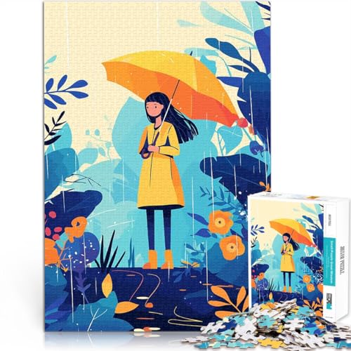 Teenager 1000 Teile Puzzle Denkspiel Regentag Regenschirm Blauer Wald Minimalistische Kunst Illustration Wohnkunstdekor52x38cm Teenager 1000 Teile Puzzle Denkspiel Regentag Regenschirm Blauer Wald Minimalistische Kunst Illustration Wohnkunstdekor52x38cm von AITEXI