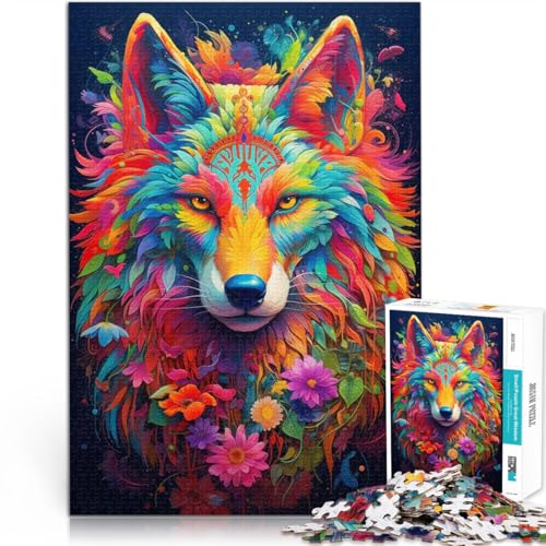 Teenager 1000 Teile Puzzle Familienspiel für und Wolf Art Serie Stil 15 Jedes Stück ist einzigartig – Anspruchsvolles Familienspiel75x50cm Teenager 1000 Teile Puzzle Familienspiel für und Wolf Art Serie Stil 15 Jedes Stück ist einzigartig – Anspruchsvolles Familienspiel75x50cm von AITEXI