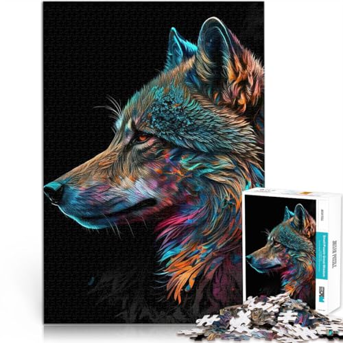 Teenager 1000 Teile Puzzle Helfen Sie dem Gehirn, süchtig machende Spielzeuge zu trainieren, um Geduld zu entwickeln Bunter Wolf Eltern-Kind-Interaktion52x38cm Teenager 1000 Teile Puzzle Helfen Sie dem Gehirn, süchtig machende Spielzeuge zu trainieren, um Geduld zu entwickeln Bunter Wolf Eltern-Kind-Interaktion52x38cm von AITEXI