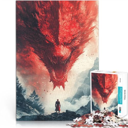 Teenager 1000 Teile Puzzle Helfen Sie dem Gehirn, süchtig machende Spielzeuge zu trainieren, um Geduld zu entwickeln Drache und Mensch Heimdekoration75x50cm Teenager 1000 Teile Puzzle Helfen Sie dem Gehirn, süchtig machende Spielzeuge zu trainieren, um Geduld zu entwickeln Drache und Mensch Heimdekoration75x50cm von AITEXI