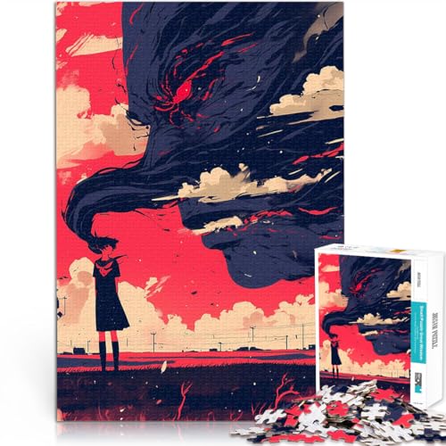 Teenager 1000 Teile Puzzle Intellektuelles Spiel Mädchen Steht vor Monster denn eignet ganze Familie52x38cm Teenager 1000 Teile Puzzle Intellektuelles Spiel Mädchen Steht vor Monster denn eignet ganze Familie52x38cm von AITEXI