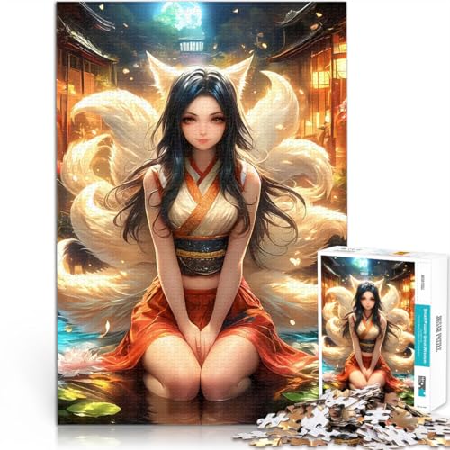 Teenager 2000 Teile Puzzle Lernspiel-Herausforderungsspielzeug Anime Kyubi Fuchs Mädchen Lernspiel für Geburtstag, Weihnachten70x100cm Teenager 2000 Teile Puzzle Lernspiel-Herausforderungsspielzeug Anime Kyubi Fuchs Mädchen Lernspiel für Geburtstag, Weihnachten70x100cm von AITEXI