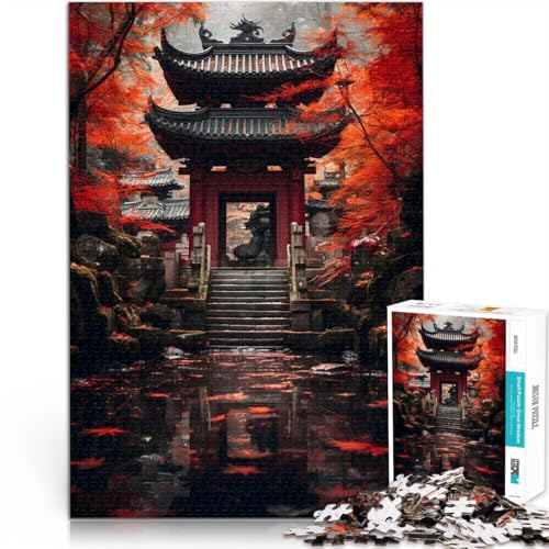 Teenager 1000 Teile Puzzle Lernspiel-Herausforderungsspielzeug Japanischer Landschaftstempel Lernspiel für Geburtstag, Weihnachten75x50cm Teenager 1000 Teile Puzzle Lernspiel-Herausforderungsspielzeug Japanischer Landschaftstempel Lernspiel für Geburtstag, Weihnachten75x50cm von AITEXI