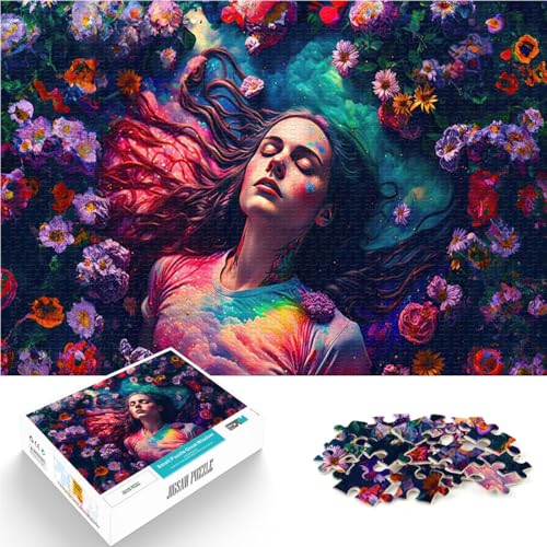 Teenager 1000 Teile Puzzle Spielzeug-Intellektuelles Spiel Regenbogengartenträumer Geeignet für die Schreibtischdekoration75x50cm von AITEXI
