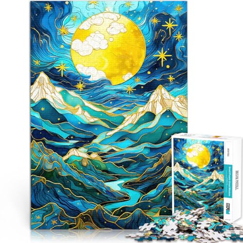 Teenager 1000 Teile Puzzle Trainieren Sie Ihr Gehirn und Ihre Hände Nachthimmel Berge Geeignet für die Schreibtischdekoration75x50cm Teenager 1000 Teile Puzzle Trainieren Sie Ihr Gehirn und Ihre Hände Nachthimmel Berge Geeignet für die Schreibtischdekoration75x50cm von AITEXI