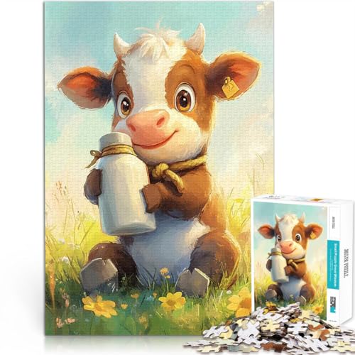 Teenager 1000-teiliges Puzzle Dekomprimierendes intellektuelles Lernspielzeug Süßes Kalb mit Milch Wunschliste mit dem Weihnachtsmann75x50cm Teenager 1000-teiliges Puzzle Dekomprimierendes intellektuelles Lernspielzeug Süßes Kalb mit Milch Wunschliste mit dem Weihnachtsmann75x50cm von AITEXI