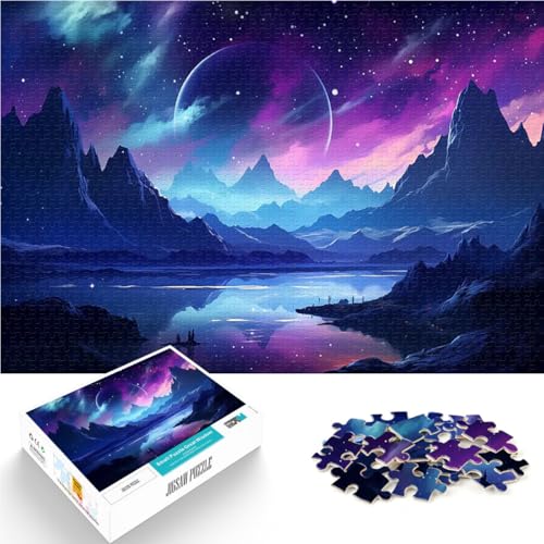 Teenager 1000-teiliges Puzzle Geschenke zum Suchbegriff: Herausfordernde Spiele Fantasielandschaft Geburtstagsgeschenk38x26cm von AITEXI