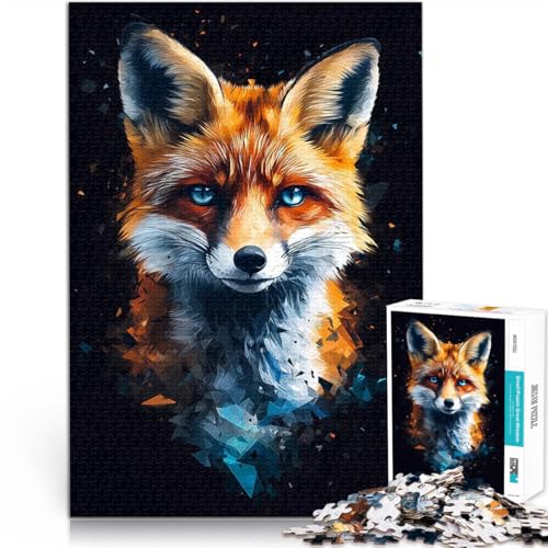 Teenager 1000-teiliges Puzzle Geschenke zum Suchbegriff: Herausfordernde Spiele Fuchsporträt Lernspiel für Geburtstag, Weihnachten38x26cm Teenager 1000-teiliges Puzzle Geschenke zum Suchbegriff: Herausfordernde Spiele Fuchsporträt Lernspiel für Geburtstag, Weihnachten38x26cm von AITEXI