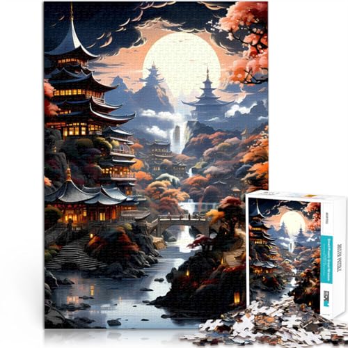 Teenager 1000-teiliges Puzzle Geschenke zum Suchbegriff: Herausfordernde Spiele Landschaftskunst Geburtstagsgeschenk38x26cm von AITEXI