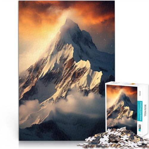 Teenager 2000-teiliges Puzzle Stressabbau-Spielzeug Bergkunstwerk eignet ganze Familie70x100cm von AITEXI