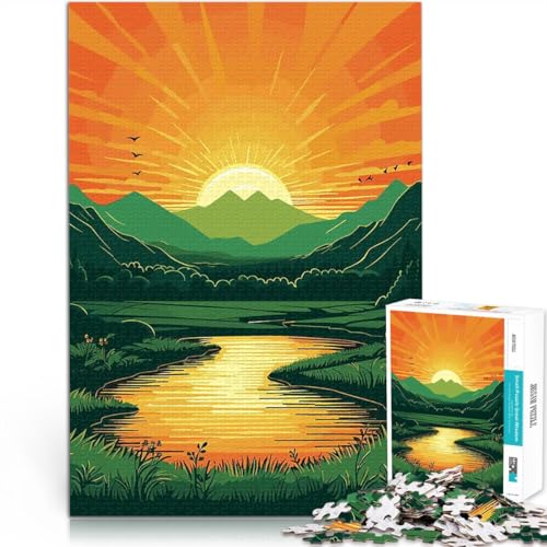 Teenager 1000-teiliges Puzzle Trainieren Sie Ihr Gehirn und Ihre Hände Schöner Talberg Geburtstagsgeschenk, Geschenke70x100cm Teenager 1000-teiliges Puzzle Trainieren Sie Ihr Gehirn und Ihre Hände Schöner Talberg Geburtstagsgeschenk, Geschenke70x100cm von AITEXI