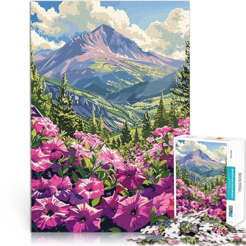 Teenager 2000-teiliges Puzzle für Lernspiel-Herausforderungsspielzeug Bergblick mit Blumen Lernspiel für Geburtstag, Weihnachten70x100cm Teenager 2000-teiliges Puzzle für Lernspiel-Herausforderungsspielzeug Bergblick mit Blumen Lernspiel für Geburtstag, Weihnachten70x100cm von AITEXI