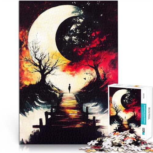 Teenager 2000-teiliges Puzzle für Lernspiel-Herausforderungsspielzeug Halbmondpfad Lernspiel für Geburtstag, Weihnachten70x100cm Teenager 2000-teiliges Puzzle für Lernspiel-Herausforderungsspielzeug Halbmondpfad Lernspiel für Geburtstag, Weihnachten70x100cm von AITEXI