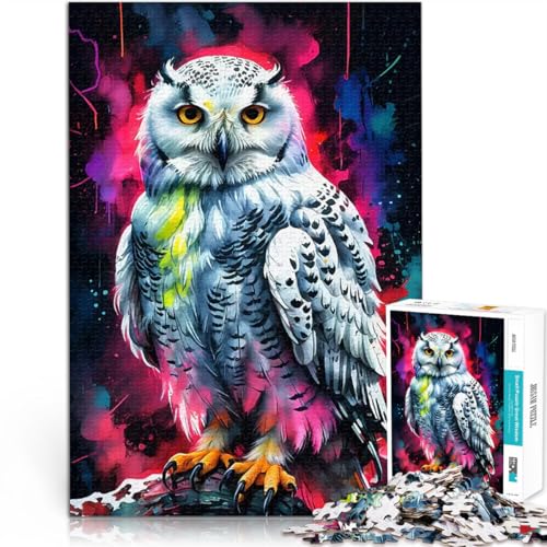 Teenager 2000-teiliges Puzzle für Lernspiel-Herausforderungsspielzeug Schneeeule Aquarell Kunst Lernspiel für Geburtstag, Weihnachten70x100cm Teenager 2000-teiliges Puzzle für Lernspiel-Herausforderungsspielzeug Schneeeule Aquarell Kunst Lernspiel für Geburtstag, Weihnachten70x100cm von AITEXI