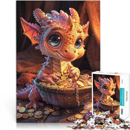 Teenager-Puzzle 1000 Teile Anspruchsvoll, Aber lustig und humorvoll süßer Babydrache Lernspiel für Geburtstag, Weihnachten75x50cm Teenager-Puzzle 1000 Teile Anspruchsvoll, Aber lustig und humorvoll süßer Babydrache Lernspiel für Geburtstag, Weihnachten75x50cm von AITEXI