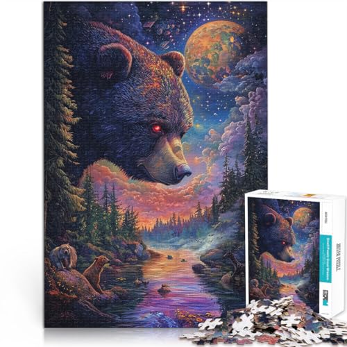 Teenager-Puzzle 1000 Teile Dekomprimierendes intellektuelles Lernspielzeug Rotaugenbär einzigartiges Herausforderungsspiel52x38cm Teenager-Puzzle 1000 Teile Dekomprimierendes intellektuelles Lernspielzeug Rotaugenbär einzigartiges Herausforderungsspiel52x38cm von AITEXI