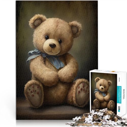 Teenager-Puzzle 1000 Teile Dekomprimierendes intellektuelles Lernspielzeug Teddybär Stil 4 Einzigartige Wohndekoration und Geschenke38x26cm Teenager-Puzzle 1000 Teile Dekomprimierendes intellektuelles Lernspielzeug Teddybär Stil 4 Einzigartige Wohndekoration und Geschenke38x26cm von AITEXI