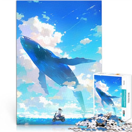 Teenager-Puzzle 1000 Teile Lernspielzeug für die ganze Familie Blauer Himmel Anime Landschaft Wunschliste mit dem Weihnachtsmann52x38cm Teenager-Puzzle 1000 Teile Lernspielzeug für die ganze Familie Blauer Himmel Anime Landschaft Wunschliste mit dem Weihnachtsmann52x38cm von AITEXI