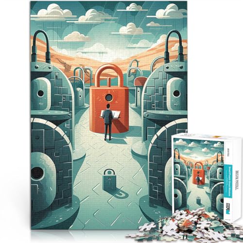 Teenager-Puzzle 1000 Teile Stressabbau – Staycation – Zeit totschlagen Internetkunst mit passendem Poster und Quizblatt75x50cm Teenager-Puzzle 1000 Teile Stressabbau – Staycation – Zeit totschlagen Internetkunst mit passendem Poster und Quizblatt75x50cm von AITEXI