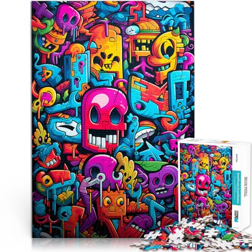 Teenager-Puzzle 1000 Teile für Lernspiel-Herausforderungsspielzeug Moderne Graffiti-Wandkunst Geburtstagsgeschenk, Geschenke75x50cm Teenager-Puzzle 1000 Teile für Lernspiel-Herausforderungsspielzeug Moderne Graffiti-Wandkunst Geburtstagsgeschenk, Geschenke75x50cm von AITEXI