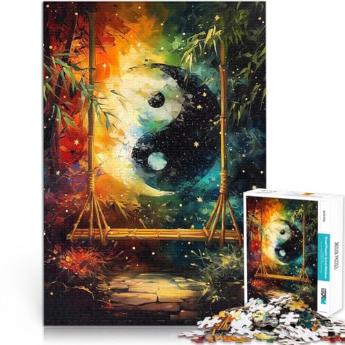Teenager-Puzzles 1000 Teile Dekomprimierendes intellektuelles Lernspielzeug Yin-Yang-Schaukel Einzigartige Geburtstags- und Geschenkideen75x50cm Teenager-Puzzles 1000 Teile Dekomprimierendes intellektuelles Lernspielzeug Yin-Yang-Schaukel Einzigartige Geburtstags- und Geschenkideen75x50cm von AITEXI