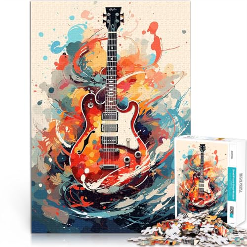 Teenager-Puzzles 1000 Teile Familienspiel zum Stressabbau, schwierige Herausforderung Harmonic Elegance Gitarre Geschenk zum Geburtstag38x26cm Teenager-Puzzles 1000 Teile Familienspiel zum Stressabbau, schwierige Herausforderung Harmonic Elegance Gitarre Geschenk zum Geburtstag38x26cm von AITEXI