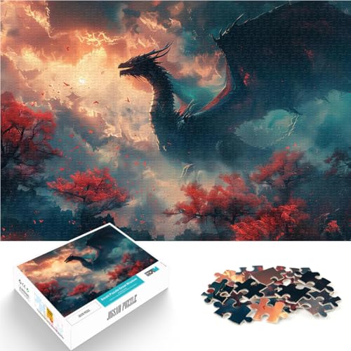 Teenager-Puzzles 1000 Teile Gehirnintelligenz-Herausforderung süchtig machendes Spielzeug Majestätisch Heimdekoration70x100cm von AITEXI