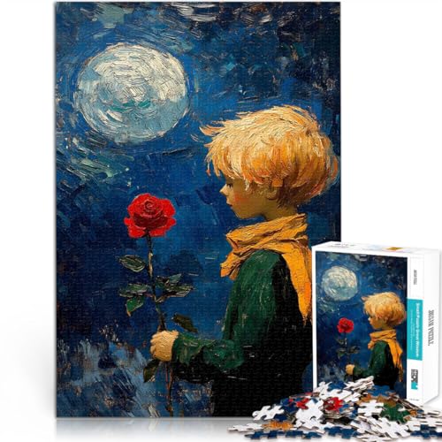 Teenager-Puzzles 1000 Teile Lernspiel-Herausforderungsspielzeug Der kleine Prinz mit Rose Tolle Geschenke und Spielzeuge38x26cm Teenager-Puzzles 1000 Teile Lernspiel-Herausforderungsspielzeug Der kleine Prinz mit Rose Tolle Geschenke und Spielzeuge38x26cm von AITEXI