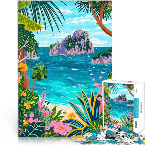 Teenager-Puzzles 1000 Teile Quizspiel Tropische Insel Meereslandschaft Capri Italien Verbessern Sie das Gedächtnis38x26cm Teenager-Puzzles 1000 Teile Quizspiel Tropische Insel Meereslandschaft Capri Italien Verbessern Sie das Gedächtnis38x26cm von AITEXI