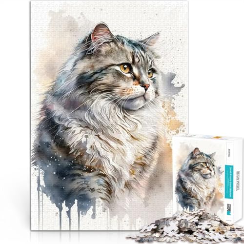 Teenager-Puzzles 1000 Teile Spielzeug Lernspiele Stressabbau American Curl Katzenkunst Angebot als Geschenk für die ganze Familie70x100cm Teenager-Puzzles 1000 Teile Spielzeug Lernspiele Stressabbau American Curl Katzenkunst Angebot als Geschenk für die ganze Familie70x100cm von AITEXI
