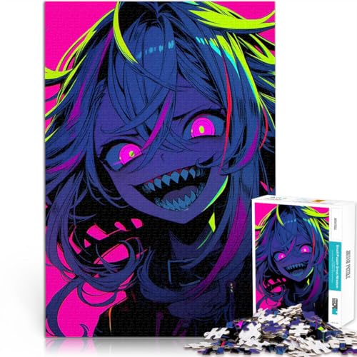 Teenager-Puzzles 1000 Teile Stressabbau – Staycation – Zeit totschlagen Anime-Monstermädchen Angebot als Geschenk für die ganze Familie38x26cm Teenager-Puzzles 1000 Teile Stressabbau – Staycation – Zeit totschlagen Anime-Monstermädchen Angebot als Geschenk für die ganze Familie38x26cm von AITEXI
