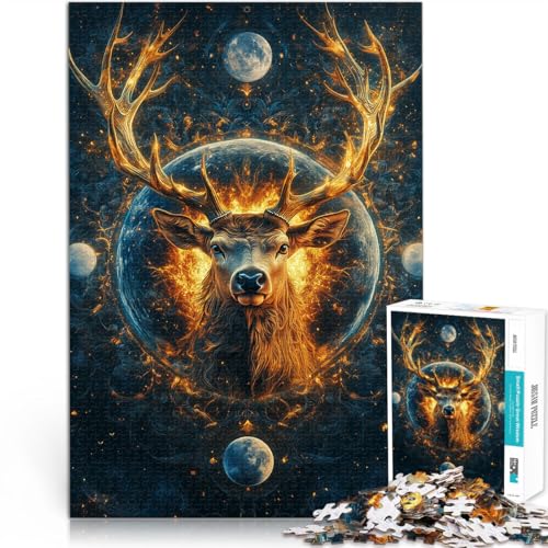 Teenager-Puzzles 1000 Teile Trainieren Sie Ihr Gehirn und Ihre Hände Fantasy Soul Hirsch Angebot als Geschenk für die ganze Familie52x38cm Teenager-Puzzles 1000 Teile Trainieren Sie Ihr Gehirn und Ihre Hände Fantasy Soul Hirsch Angebot als Geschenk für die ganze Familie52x38cm von AITEXI