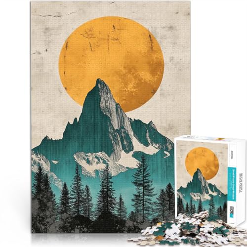 Teenager-Puzzles 1000 Teile Trainieren Sie Ihr Gehirn und Ihre Hände Sonnenuntergang in den Bergen Geeignet für die Schreibtischdekoration52x38cm Teenager-Puzzles 1000 Teile Trainieren Sie Ihr Gehirn und Ihre Hände Sonnenuntergang in den Bergen Geeignet für die Schreibtischdekoration52x38cm von AITEXI