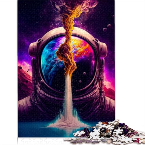 Toys Puzzle Difficult Challenging Puzzles 1000 Piece Cosmic Astronaut Cardboard Puzzles for Adults Kids 14+ Family Puzzle Game Birthday Gifts 1000pcs（26x38cm） von AITEXI