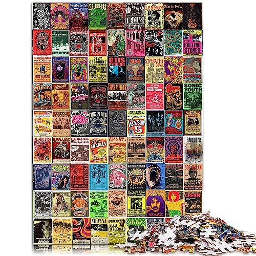 Vintage-Collage 1000-teiliges Puzzle für Erwachsene, tolles Geschenk für Erwachsene, 50 x 75 cm Vintage-Collage 1000-teiliges Puzzle für Erwachsene, tolles Geschenk für Erwachsene, 50 x 75 cm von AITEXI