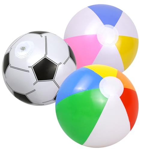 27cm 3 Stück Wasserball Aufblasbar Wasserball Klein Schwimmbad Pool Spielzeug Aufblasbarer Ball+ 2PCS Reparaturzuschuss von Aufblasbaren Bällen Gilt für Wasserspiele Und Pool-Strandparty 27cm 3 Stück Wasserball Aufblasbar Wasserball Klein Schwimmbad Pool Spielzeug Aufblasbarer Ball+ 2PCS Reparaturzuschuss von Aufblasbaren Bällen Gilt für Wasserspiele Und Pool-Strandparty von AIUNBEST