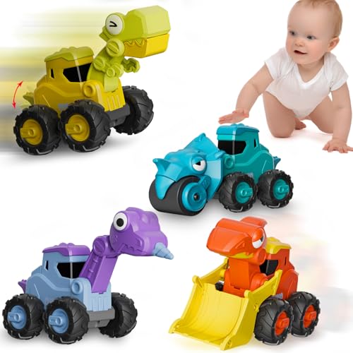 AIVIAI Press and Go Auto-Spielzeug, Push-Go, Reibungsfahrzeug, Spielzeug, 18–36 Monate, Dinosaurier-Bauauto-Set für 2–6 Jahre alte Kleinkinder, Jungen, Mädchen, Kinder, Dino Racing Brithday Geschenk AIVIAI Press and Go Auto-Spielzeug, Push-Go, Reibungsfahrzeug, Spielzeug, 18–36 Monate, Dinosaurier-Bauauto-Set für 2–6 Jahre alte Kleinkinder, Jungen, Mädchen, Kinder, Dino Racing Brithday Geschenk von AIVIAI