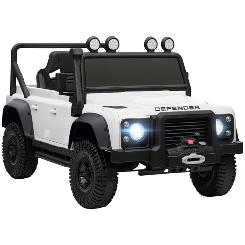 AIYAPLAY Kinder Elektroauto, 12V 7Ah Kinderauto mit 2,4 Ghz Fernbedienung, 2 Motor, Kinderfahrzeug mit Softstart, Soft Stopp, 4 Stoßdämpfer, Hupe, USB, MP3, LED-Licht, Doppeltür für 3-5 Jahre Weiß AIYAPLAY Kinder Elektroauto, 12V 7Ah Kinderauto mit 2,4 Ghz Fernbedienung, 2 Motor, Kinderfahrzeug mit Softstart, Soft Stopp, 4 Stoßdämpfer, Hupe, USB, MP3, LED-Licht, Doppeltür für 3-5 Jahre Weiß von AIYAPLAY