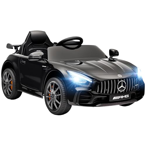 AIYAPLAY Kinder Elektroauto 12V Elektrofahrzeug mit 2,4G Fernbedienung, Lichten, Musik, Stützräder, 3-5 km/h, Kinderauto mit USB, MP3, Rückwärtsfunktion, Sanftstart, für Kinder 3-6 Jahre, Schwarz AIYAPLAY Kinder Elektroauto 12V Elektrofahrzeug mit 2,4G Fernbedienung, Lichten, Musik, Stützräder, 3-5 km/h, Kinderauto mit USB, MP3, Rückwärtsfunktion, Sanftstart, für Kinder 3-6 Jahre, Schwarz von AIYAPLAY