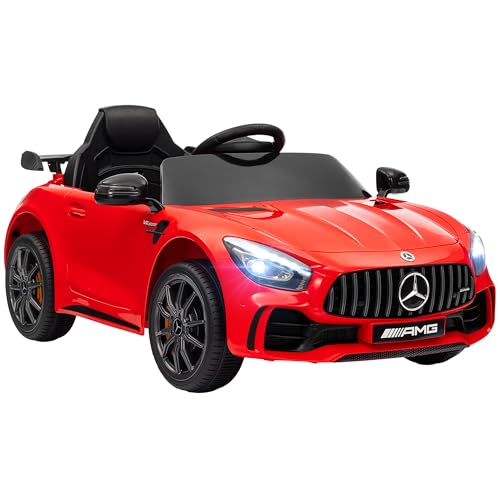 AIYAPLAY Kinder Elektroauto 12V Elektrofahrzeug mit 2,4G Fernbedienung, Lichten, Musik, Stützräder, 3-5 km/h, Kinderauto mit USB, MP3, Rückwärtsfunktion, Sanftstart, für Kinder 3-6 Jahre, Rot AIYAPLAY Kinder Elektroauto 12V Elektrofahrzeug mit 2,4G Fernbedienung, Lichten, Musik, Stützräder, 3-5 km/h, Kinderauto mit USB, MP3, Rückwärtsfunktion, Sanftstart, für Kinder 3-6 Jahre, Rot von AIYAPLAY