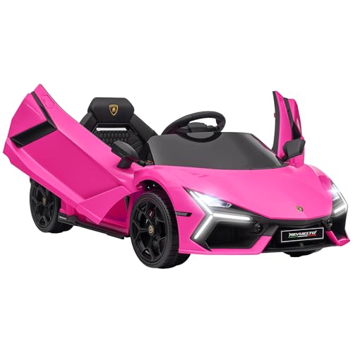 AIYAPLAY Kinder Elektroauto 12V Kinderauto mit 2,4G Fernbedienung, Elektrofahrzeug mit LED Leuchte, USB/MP3-Anschluss, Flügeltür, gefederte Räder, 3-5 km/h, für Kinder 3-5 Jahre, Rosa AIYAPLAY Kinder Elektroauto 12V Kinderauto mit 2,4G Fernbedienung, Elektrofahrzeug mit LED Leuchte, USB/MP3-Anschluss, Flügeltür, gefederte Räder, 3-5 km/h, für Kinder 3-5 Jahre, Rosa von AIYAPLAY