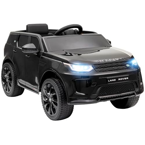 AIYAPLAY Kinder Elektroauto 12V Land Rover Discovery Sport Elektrofahrzeug mit 2,4G Fernbedienung, Hupe, 3-5 km/h Kinderauto mit Musik, USB/MP3-Anschluss, LED-Lichtern, für Kinder 3-6 Jahre, Schwarz AIYAPLAY Kinder Elektroauto 12V Land Rover Discovery Sport Elektrofahrzeug mit 2,4G Fernbedienung, Hupe, 3-5 km/h Kinderauto mit Musik, USB/MP3-Anschluss, LED-Lichtern, für Kinder 3-6 Jahre, Schwarz von AIYAPLAY