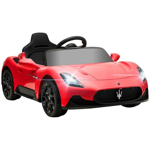 AIYAPLAY Kinder Elektroauto lizenziert Maserati MC20 Elektrofahrzeug 12V mit 2,4G Fernbedienung, Softstart, LED, Musik und Hupe, gefederte Federung, 3-6 Jahre, rot AIYAPLAY Kinder Elektroauto lizenziert Maserati MC20 Elektrofahrzeug 12V mit 2,4G Fernbedienung, Softstart, LED, Musik und Hupe, gefederte Federung, 3-6 Jahre, rot von AIYAPLAY